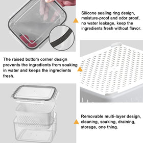 Ronanemon fruit and vegetable storage setup keeps produce organized and visible.