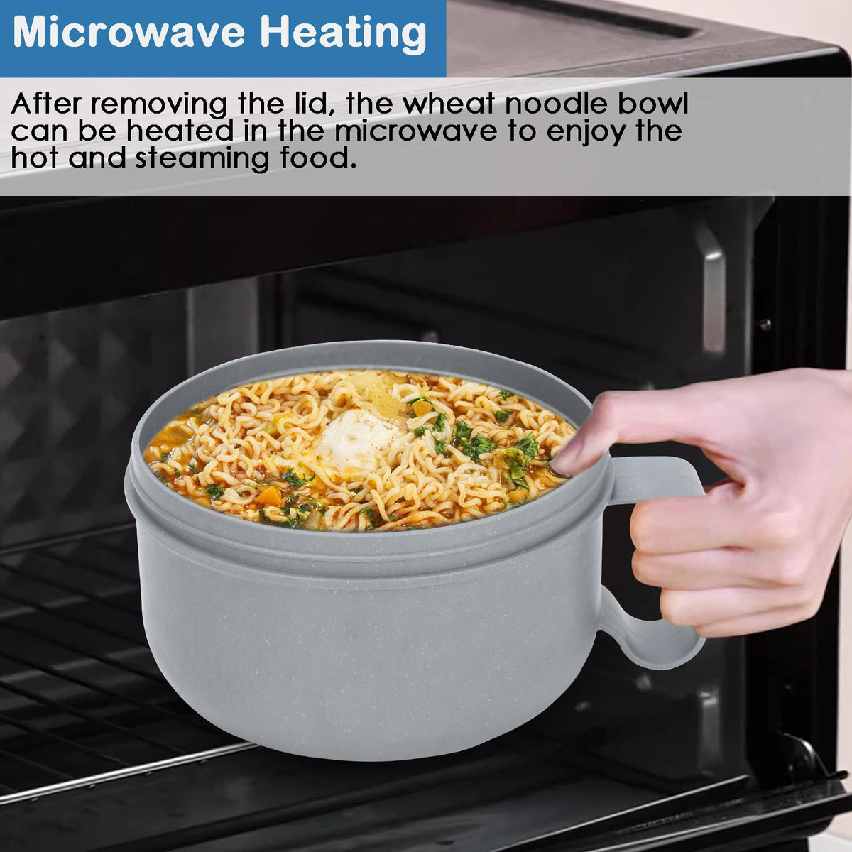 Ronanemon rock grey finish adds a modern touch to meals.