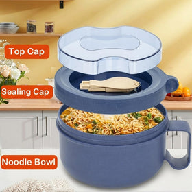 Ronanemon soup mug handle close-up shows easy grip and heat safety.