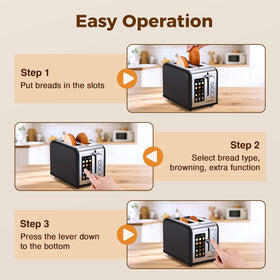 RONGBEST stainless steel body offers durable, easy-clean kitchen appeal