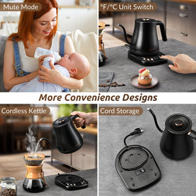 RONGBEST wide-mouth design simplifies filling and cleaning.
