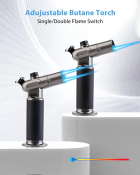 RONXS Torch Lighter with adjustable flame for precise dessert finishing.