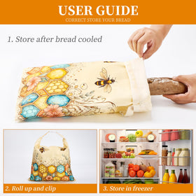 Ronxzas Beeswax Bread Bags gift-ready packaging for bakers and eco lovers.