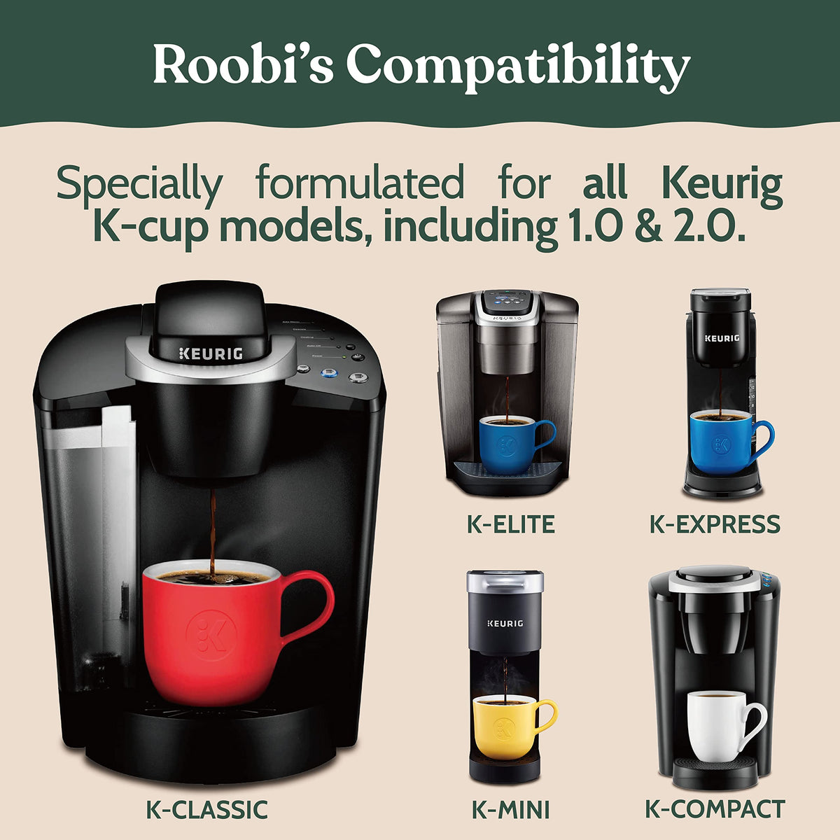 Roobi 1-year supply keeps Keurig maintained