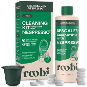 Roobi descaling solution bottle for Nespresso Originaline with clean, efficient performance