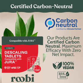 Roobi Jura descaling tablets limescale removal benefit on Jura