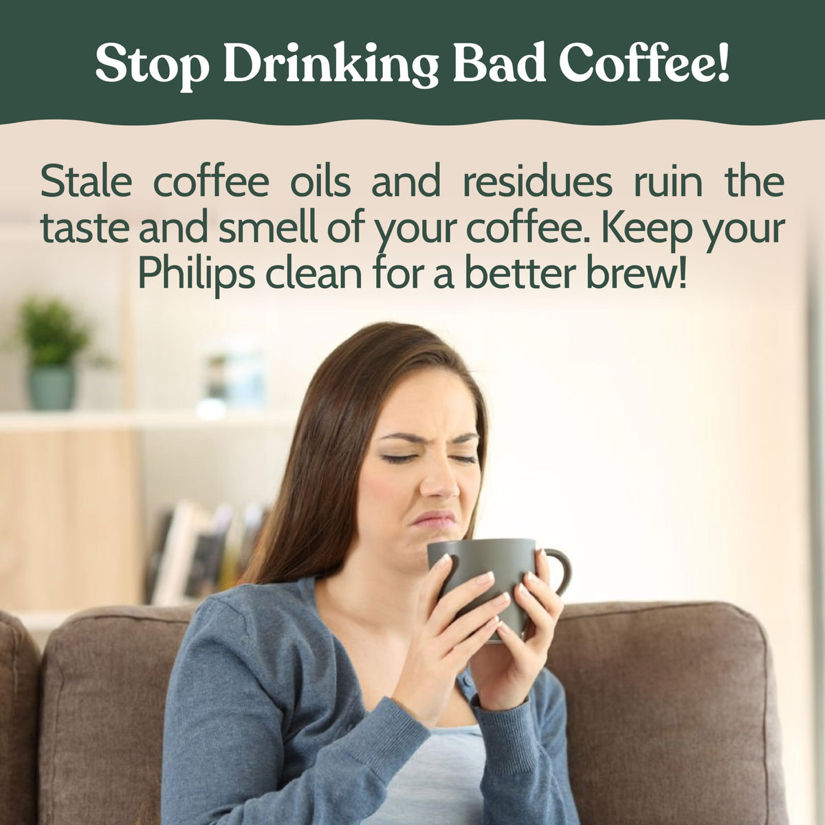 Roobi odor free tablets deliver a clean taste with every brew