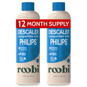 Roobi Philips-compatible descaling bottle pour for Philips espresso machines