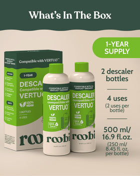 Roobi plant-based citric acid formula promotes eco-friendly descaling