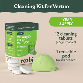 Roobi reusable pod for VertuoLine compatible with the machine