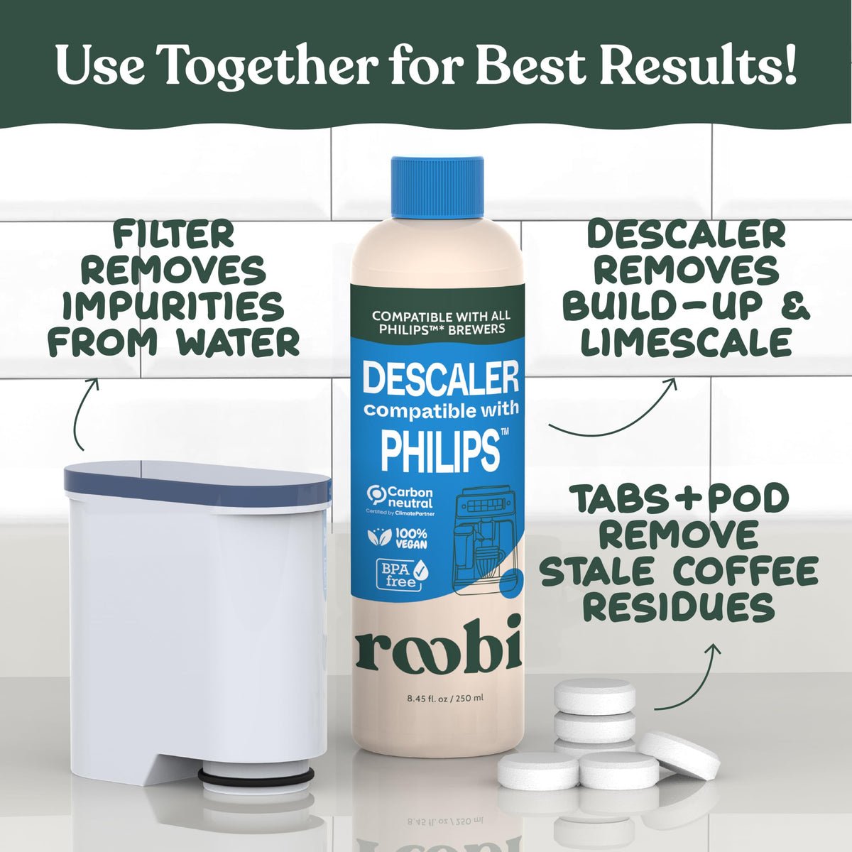 Roobi sustainable cleaning solution emphasizes plant-based formula and safety