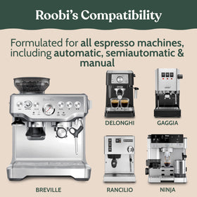 Roobi tablets dissolving in water to remove residues