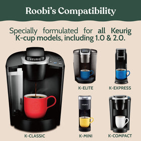 Roobi two-bottle kit displayed on kitchen counter ready for routine cleaning.