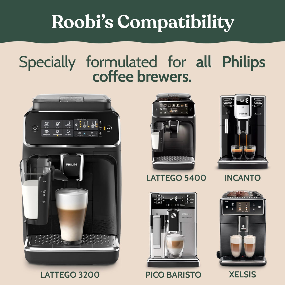 Roobi two-bottle descaler detail highlights eco-friendly solution