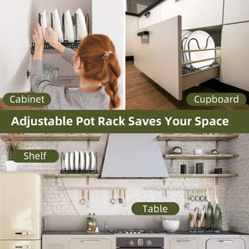 ROOHUA compact 22.8 by 7 by 7 inches fits under counters and shelves.