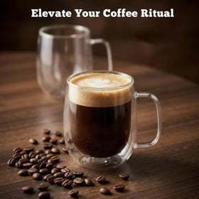 Roran heat-resistant borosilicate mug endures temperature changes safely.