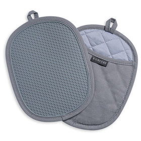 Rorecay 2-pack silicone pot holders with heat resistance for safe oven handling