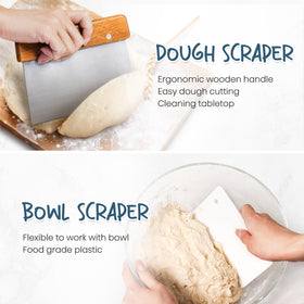 Rorecay Banneton exterior surface is smooth to ease flour dusting and cleanup.