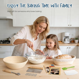 RORECAY bowl scraper aids dough transfer and cleaning efficiency