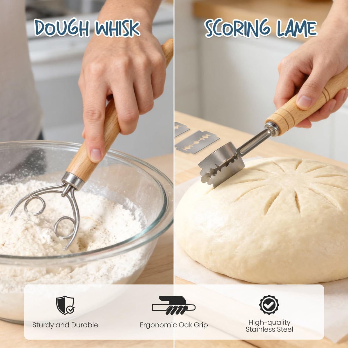 RORECAY bread lame helps control expansion and create patterns