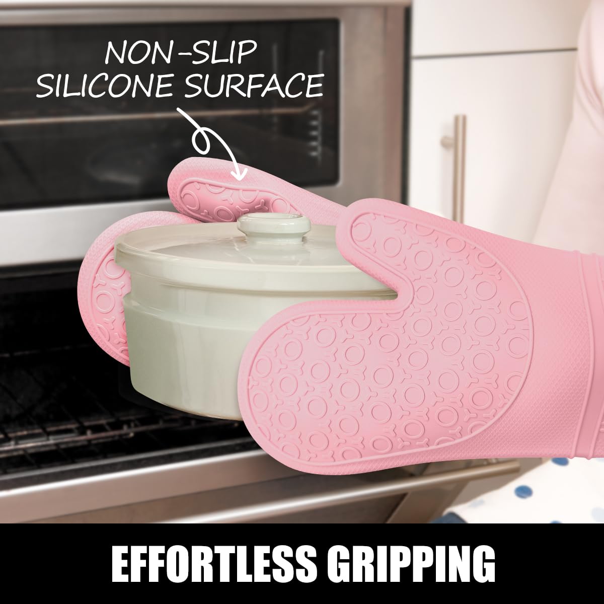 Rorecay mini pinch mitts offer quick grip for small pots and lids.