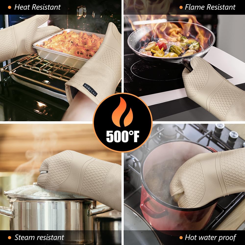 Rorecay mini pinch mitts 4.1x3.3 inches offer quick grip for lids.