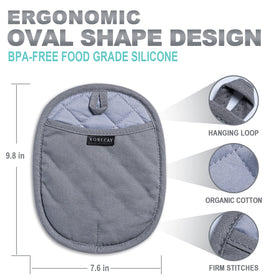 Rorecay easy-clean silicone with machine-washable care