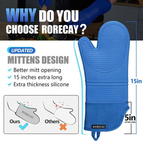 Rorecay silicone trivet 7x7 guards countertops from hot cookware.