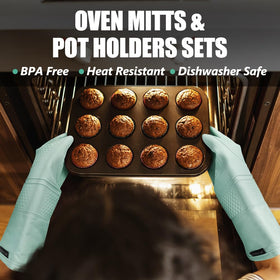 Rorecay silicone trivets protect countertops with heat-safe 500°F