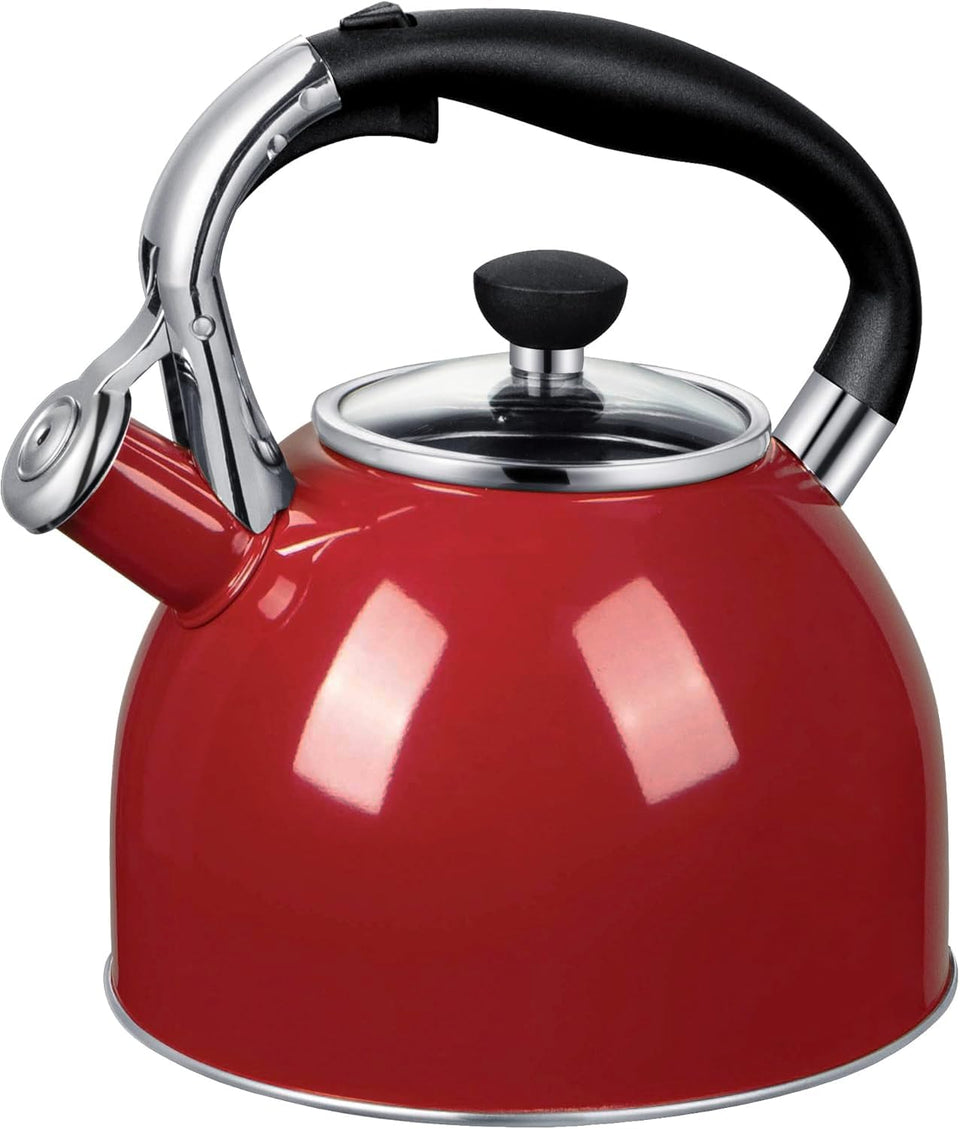 Rorence whistling tea kettle capsule bottom heats quickly for efficient boiling