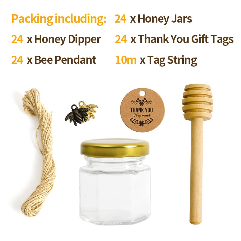 Rormket wooden 3 inch honey dipper adds authentic serving touch