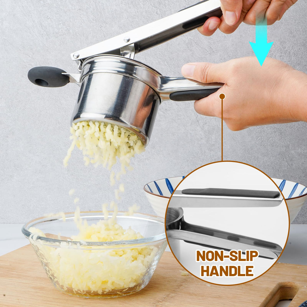 Roryimke can drain vegetables like spinach with ease.