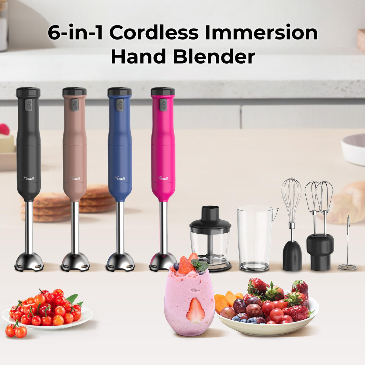 Rosewill anti-scratch and splash design protects cookware and countertops