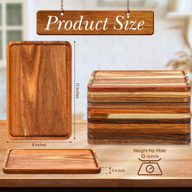 Roshtia acacia wood cheese board highlights wood texture for charcuterie.