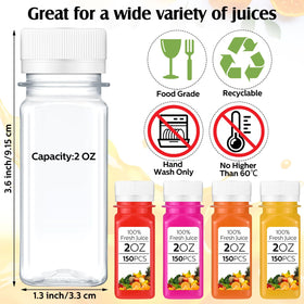 Roshtia clear juice bottle empty highlighting transparent design for easy content identification
