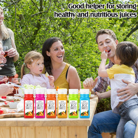 Roshtia fridge-friendly 2oz bottle for compact organization and quick sampling