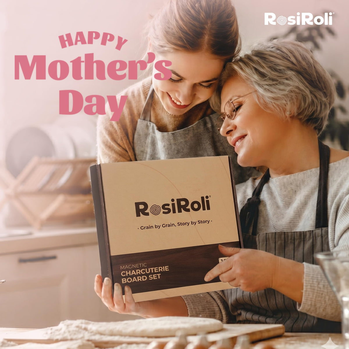 RosiRoli gift-ready packaging ideal for weddings or housewarmings