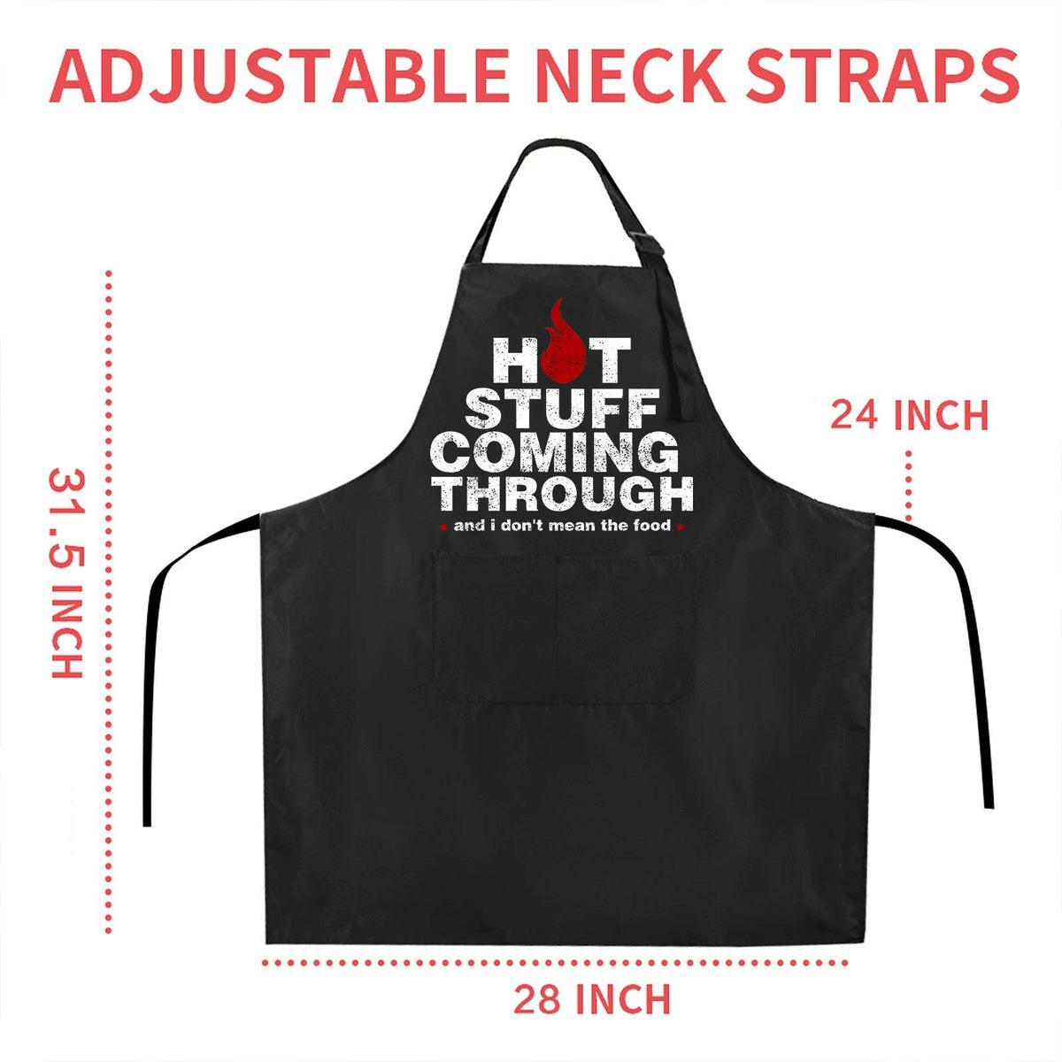 Rosoz apron exterior showing waterproof, oil-proof material