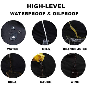 Rosoz black apron design suits home cooks and professionals.