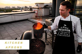 Rosoz gift-ready apron ideal for birthdays and Father’s Day.