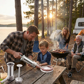 ROSROSE sausage stuffer detachable parts simplify cleaning and maintenance.