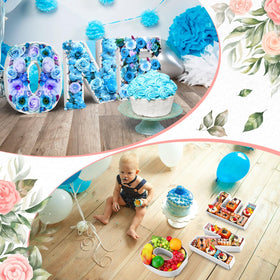 Rossesay DIY letter trays assemble easily for table décor.