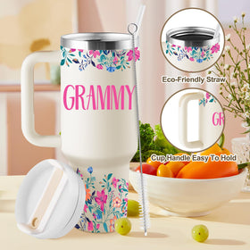 ROSTANTEN Grammy tumbler durable stainless steel body for daily use