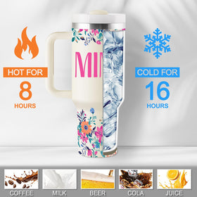40-ounce capacity keeps beverages ready for longer outings.