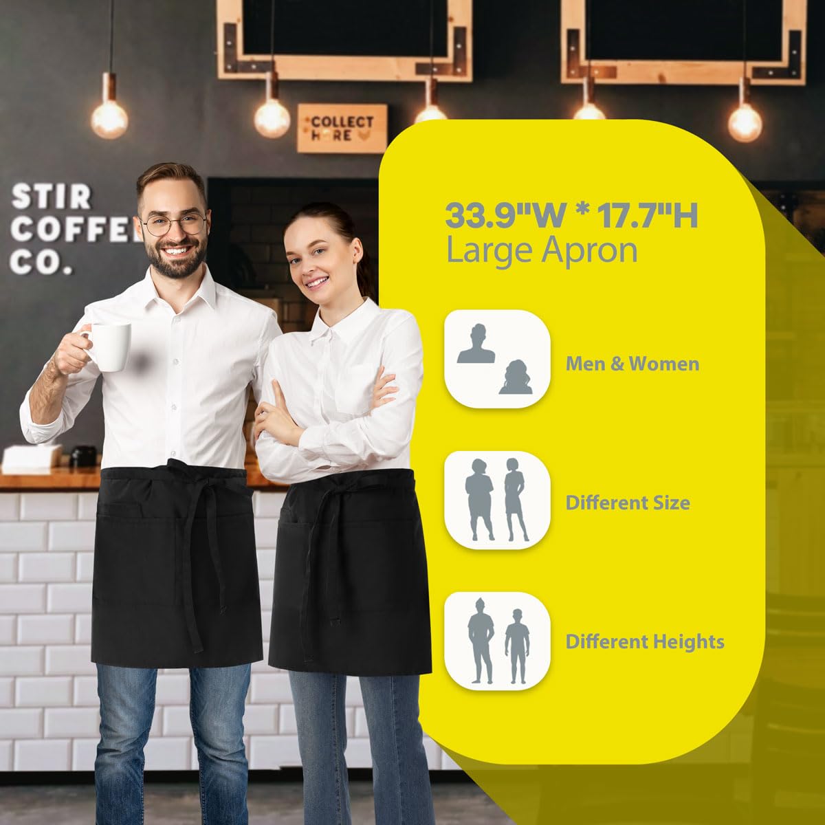 ROTANET durable professional apron designed for restaurants and bars