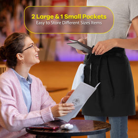ROTANET apron with 40-inch ties suitable for various body types