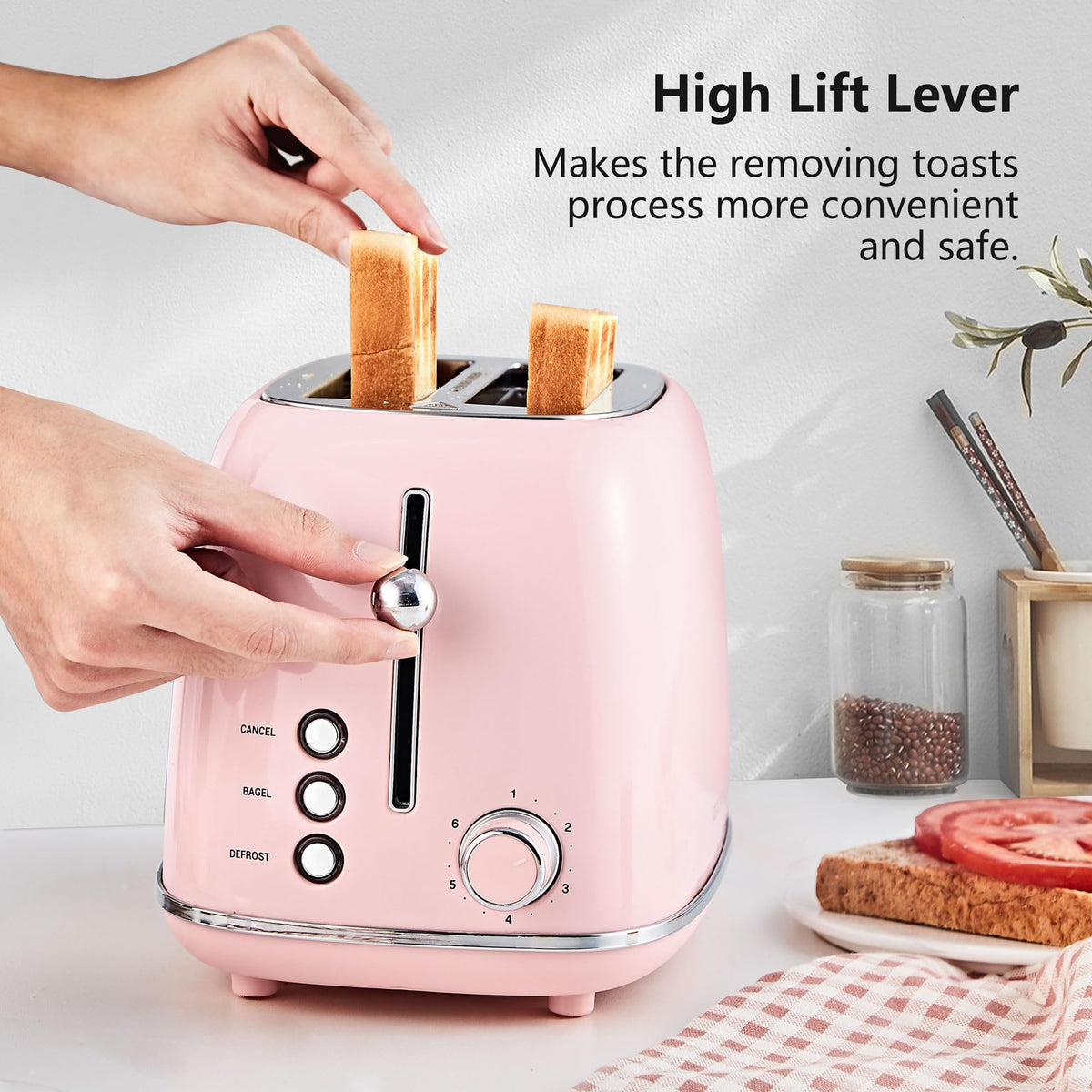 Roter Mond cancel function to stop toasting anytime.