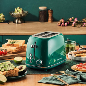 Roter Mond toaster control knob detail highlighting precise shade settings for perfect toast.