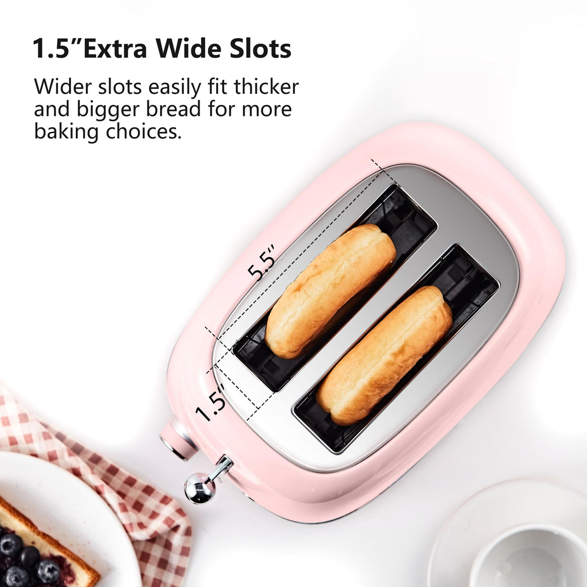 Roter Mond defrost mode for frozen bread slices.