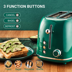 Roter Mond removable crumb tray enables easy cleaning after breakfast.